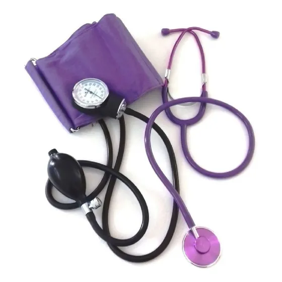 Tensiometro Aneroide C/estetoscopio Melipal + Bolso Violeta