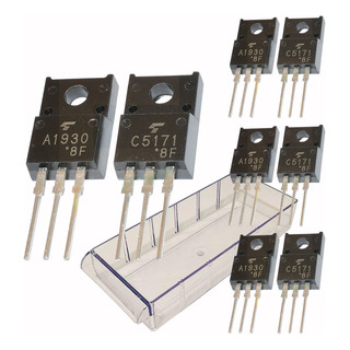 Transistor Par 2sa1930 2sc5171 (4 Pares) A1930 C5171 Casado Transistor Par 2sa1930 2sc5171 (4 Pares) A1930 C5171 Casado