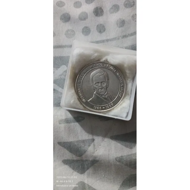 Moneda Bicentenario José María Vargas