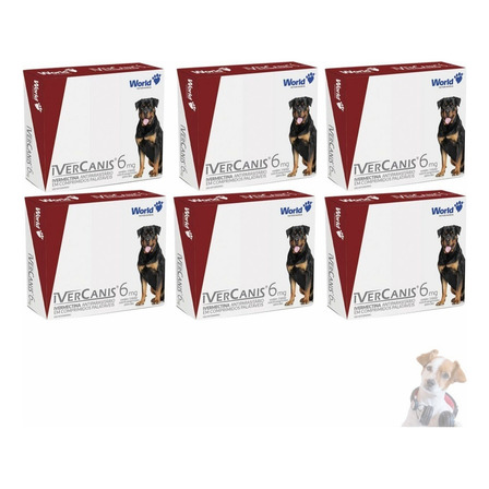 Remédio Carrapatos Pulgas Sarnas Cães Médio Porte Kit 6 Un Remédio Carrapatos Pulgas Sarnas Cães Médio Porte Kit 6 Un