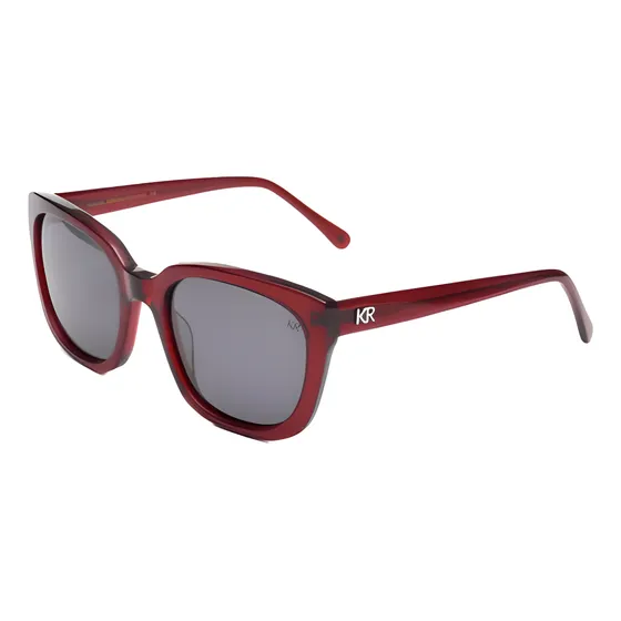 Lente De Sol Karina Rabolini Negro/bordo Gafas Polarizado
