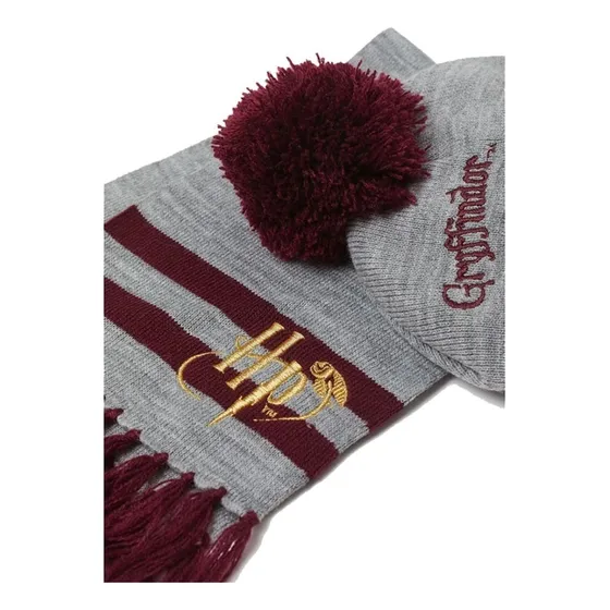 Set Gorro Y Chalina H&m Harry Potter Gryffindor