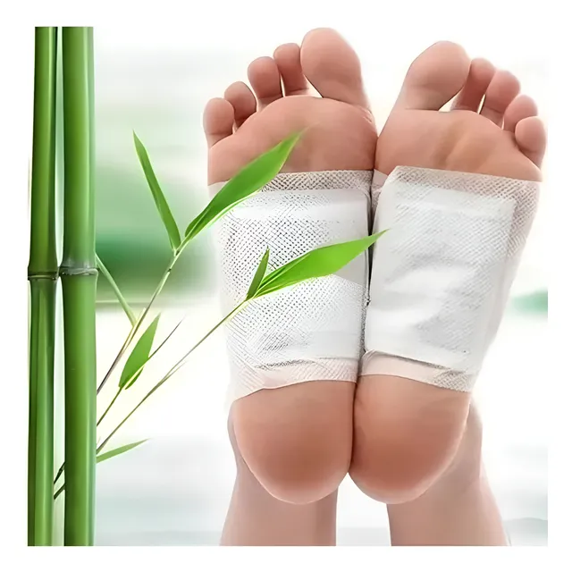 Kit 50 Adesivos Detox Eliminador Toxinas Natural P/ Pés