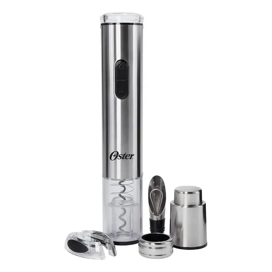 Kit Abridor Elétrico De Vinhos Oster Fpstbw8055 - Inox