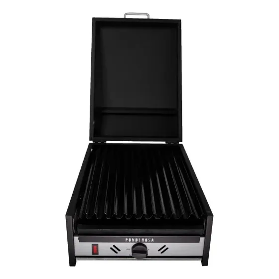 Parrilla Eléctrica Con Tapa Ponderosa Energy Grill