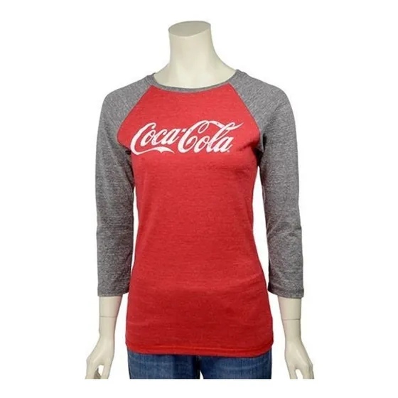 Franelas Dama Cuarto Coca-cola Triblend Talla S