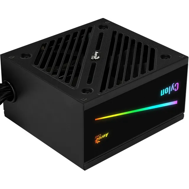 Fuente De Poder Aerocool Cylon Rgb 500w Atx, 80 Plus Bronze