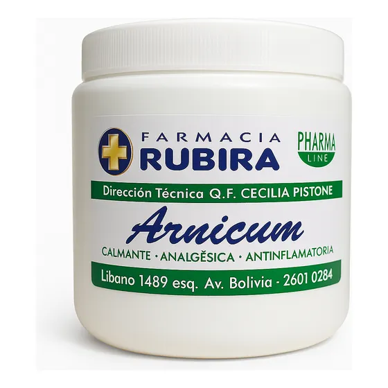 Árnica Pomada 1/4 Kilo. Reduce Hinchazón, Golpes, Hematomas.