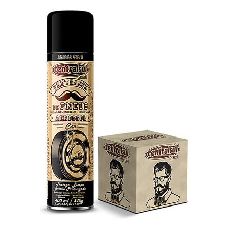 Preteador De Pneus Spray Protetor Automotivo Centralsul Café Preteador De Pneus Spray Protetor Automotivo Centralsul Café