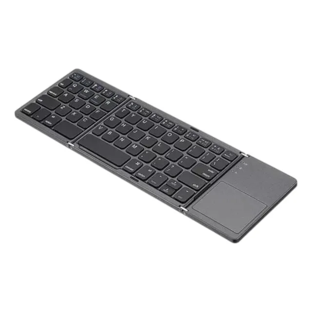 Teclado Plegable Con Panel Táctil Para Dispositivos