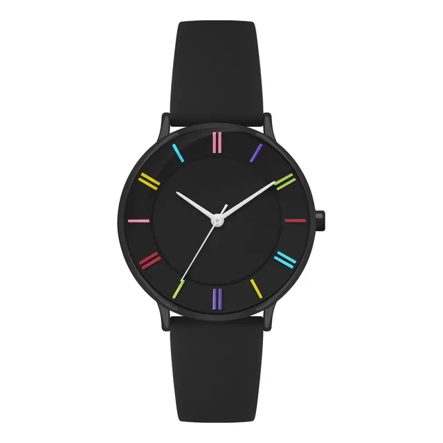 Bisley Negro Reloj Para Mujeres Banda De Silicona Vyl1h