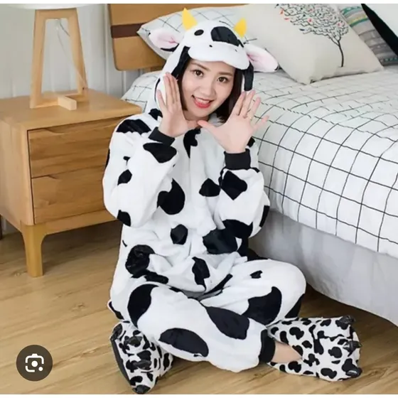 Pijama Enterizo Vaca Dinosaurio Tiburón Minnie Unicornio