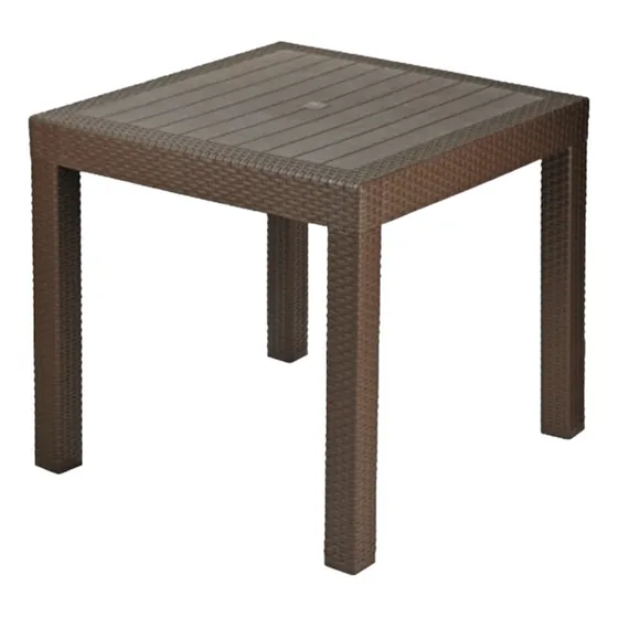 Mesa Malla Ratán Plástica Duraplas