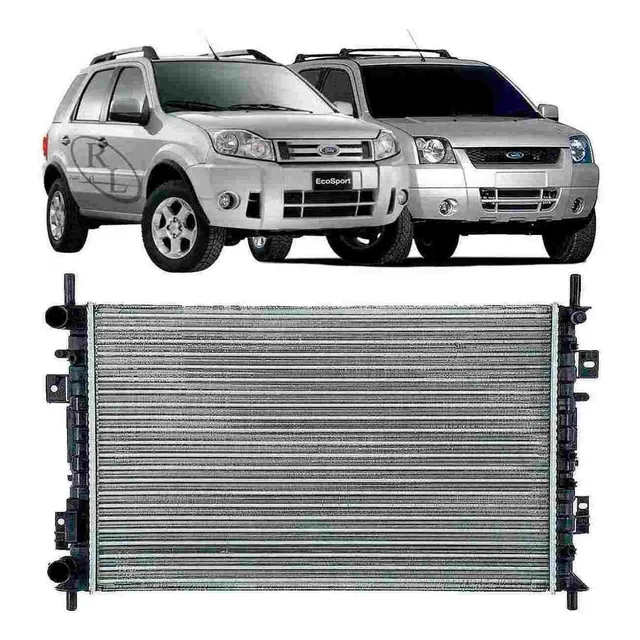 Radiador Ecosport 1.6 2.0 2008 2009 2010 2011 2012 Manual
