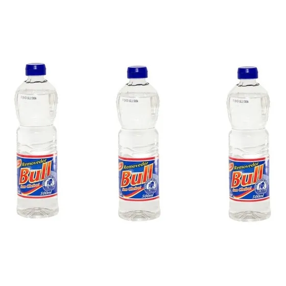 Removedor Búfalo 500ml S/ Cheiro - Kit 3 Unids Limpeza