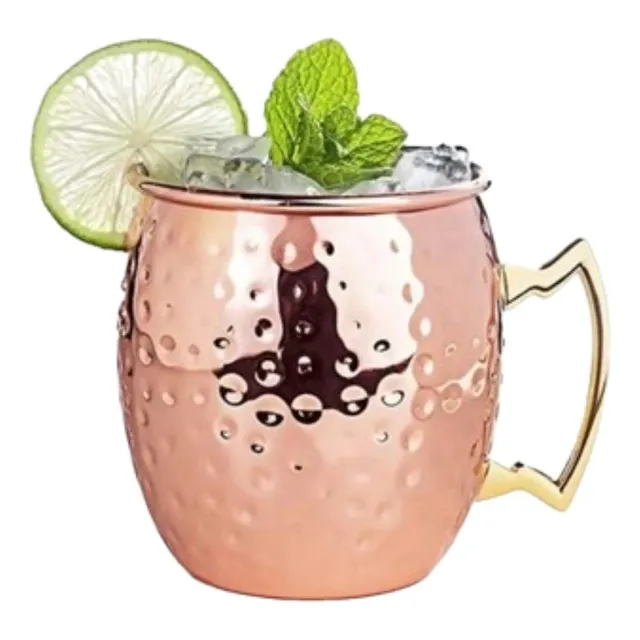 Taza Mug Moscow Mule Martillado 500ml