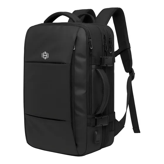 Mochila Viaje Cabina Hardley Negro 47 L Nylon Balistico Ajustable