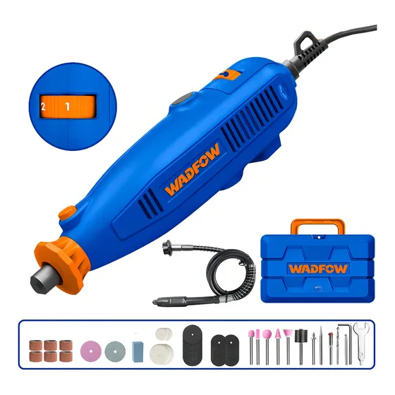 Mini Torno Electrico 130w Con Accesorios Wadfow Wry1d131 Frecuencia 50/60hz