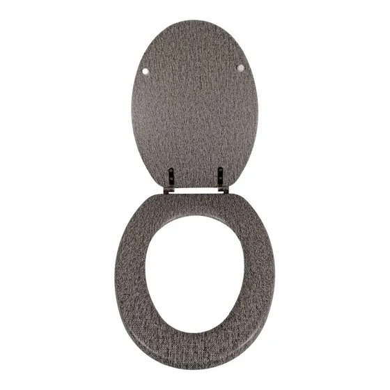 Tapa Inodoro Water Baño Madera Mdf  Herrajes Metal Diseños