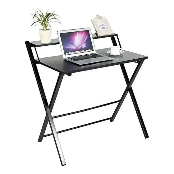 Escritorio Mesa Plegable Para Oficina Estudio Ergoclass® Color Negro | Cuotas sin interés