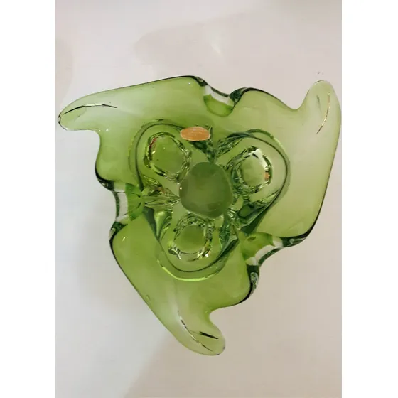 Arte Murano Adornos Centro De Mesa Cenicero Cristal Original