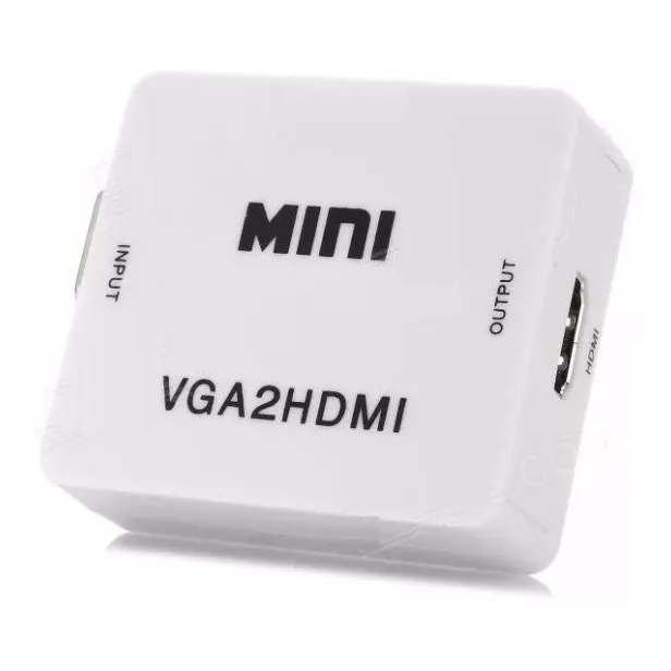 Conversor De Vga A Hdmi + Audio De Pc O Laptop A Tv Lcd Led