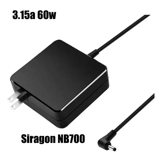 Cargador Siragon Nb7000 Original Punta 3,5*1,35mm 19v 60w