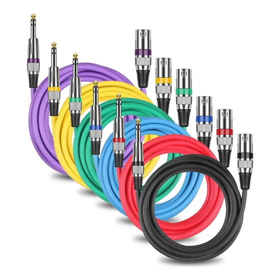Cable Xlr Macho Trs Audio Multicolor Pie In Snake Mike
