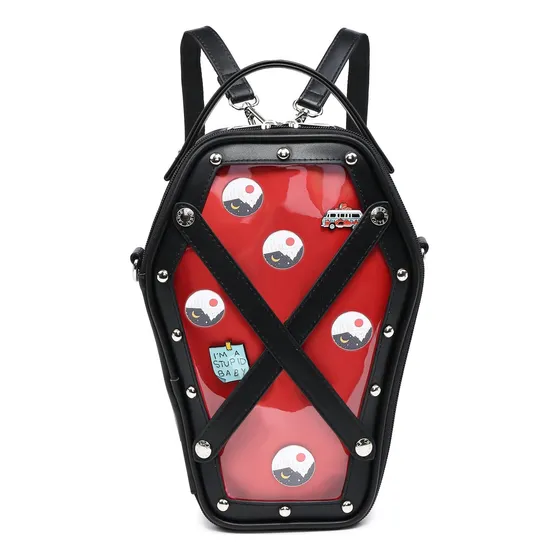 Cherry Sauce Ita Bag Backpack Gótico De Ataúdes Forma Wndxr