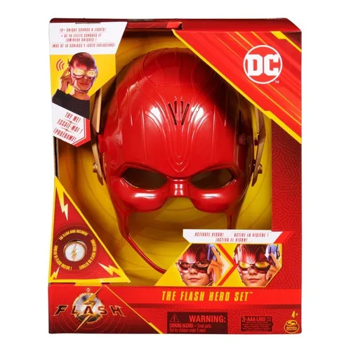 Dc Comics, The Flash Máscara Y Anillo Con Sonidos Y Luces