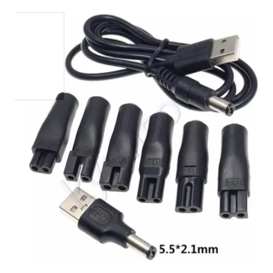 Adaptador Compacto Para Afeitadora Portátil 100% Nuevo