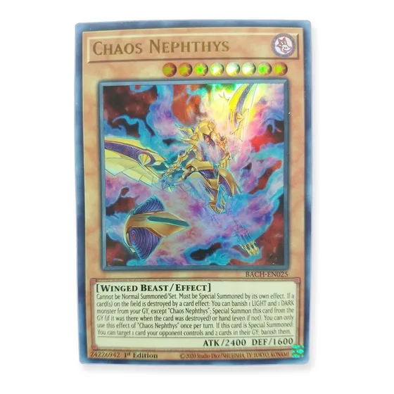 Yugi-oh! Chaos Nephthys Bach-en025 Ultra