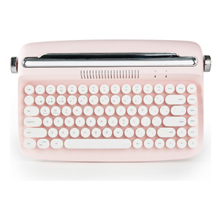 Teclado Inalámbrico Yunzii Acto B303 Retro Bluetooth Rosa Teclado Inalámbrico Yunzii Acto B303 Retro Bluetooth Rosa