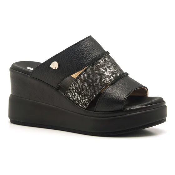 Zueco Keady Confortable Taco Chino Cuero Genuino Anatómica