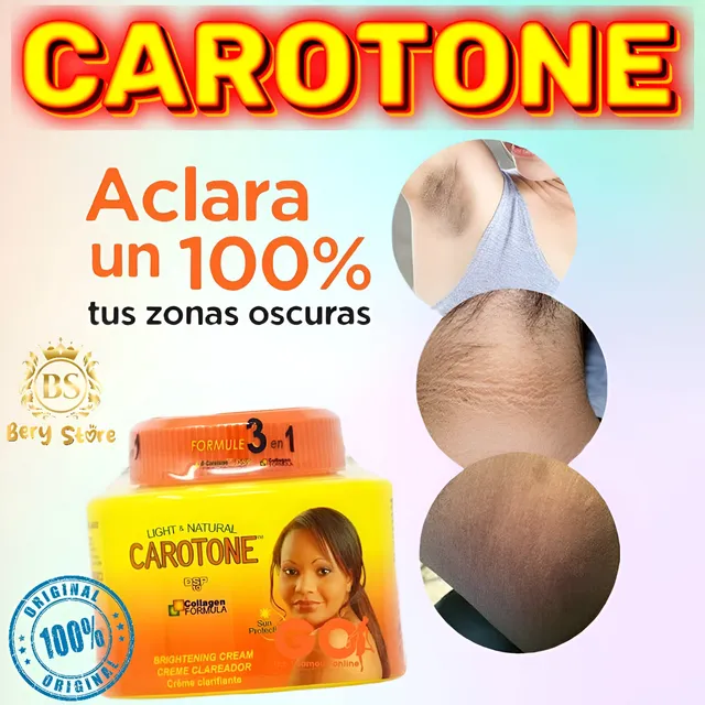 Crema Carotone | Crema Blanqueadora | Carotone Aclaradora |