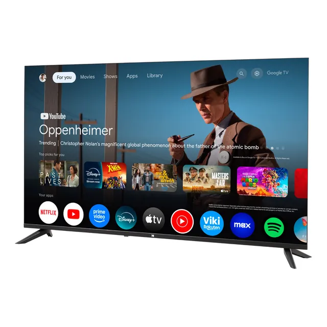 Smart Tv Kodak 50 Pulgadas Qled Colores Más Brillantes Y Negros Más Intensos 4k Uhd Google Tv Kd-50st005-2q
