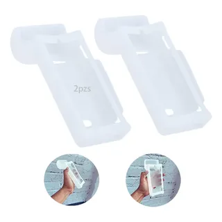 Welago® Funda Protectora Terminal Pago Point Smart 2 / Newland N950 Silicona Suave Antigolpes Antiarañazos Transparente 2pzs