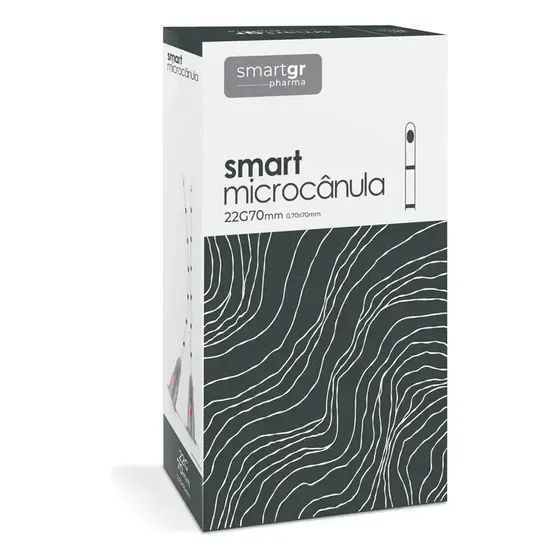 Smart Micro Cânula 22g X 70mm Caixa C/10 Unidades - Smart Gr