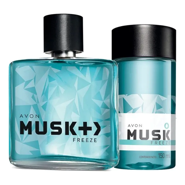 Musk Freeze Perfume De Hombre Con Refresh Avon