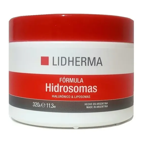 Lidherma Hidrosomas gel liposomado hidratante acido hialuronico 320g día/noche tipo de piel grasa/mixta