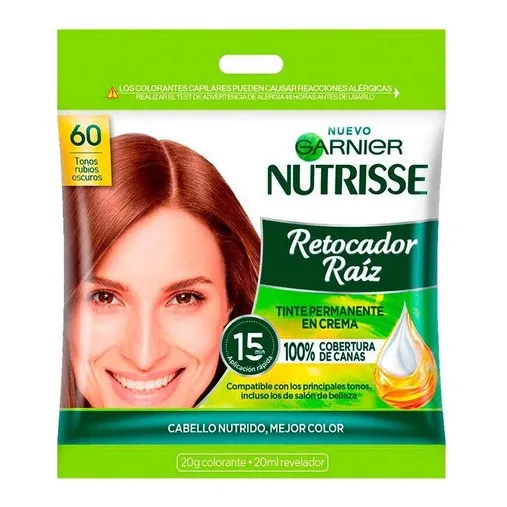 Tinte Garnier Nutrisse Tintura tono 60 rubios oscuros para cabello
