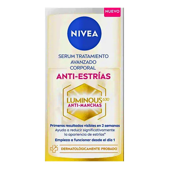 Anti-estrías Nivea Luminous 630° Serum Corporal  100ml
