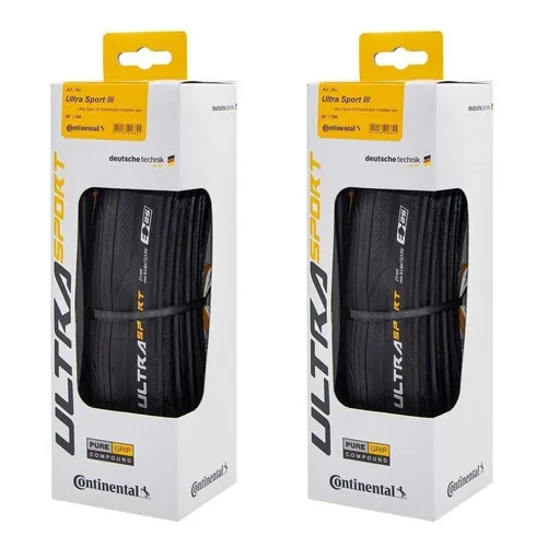 Semitubo Continental Ultra Sport 3 700x23 Kevlar Speed Negro
