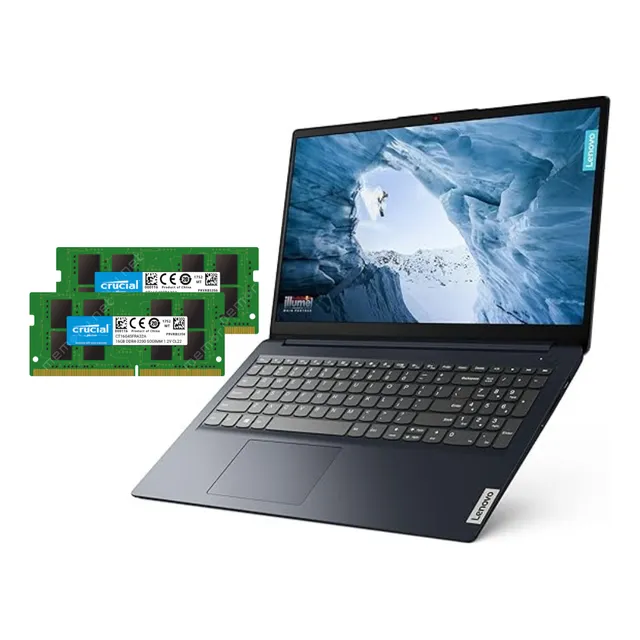 Laptop Lenovo Ideapad 1 15iau7 I5-1235u 32gb 512gb Ssd W10h