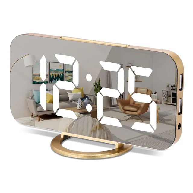 Reloj Despertador Digitalreloj Led 7 Pantalla Grande 2
