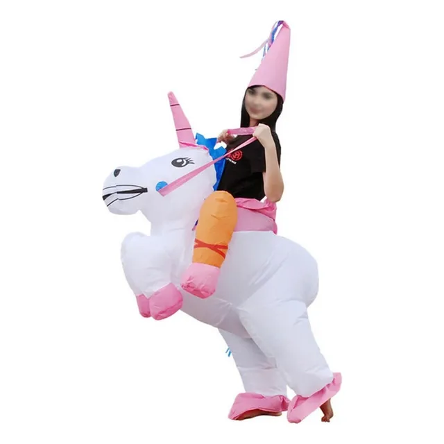 Disfraz Inflable Unicornio Botargas Adulto Cosplay Gigante ,