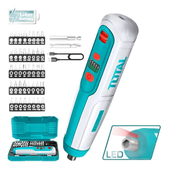 Atornillador Inalámbrico Electrico 4v Total Tools