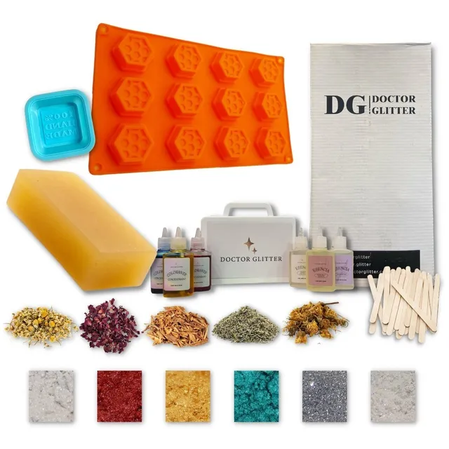 Kit Jabones Artesanales Completo Molde Silicona, Esencia 
