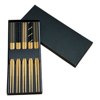 Kit 5 Pares Hashi Decorados Comida Japonesa Reutilizável Kit 5 Pares Hashi Decorados Comida Japonesa Reutilizável