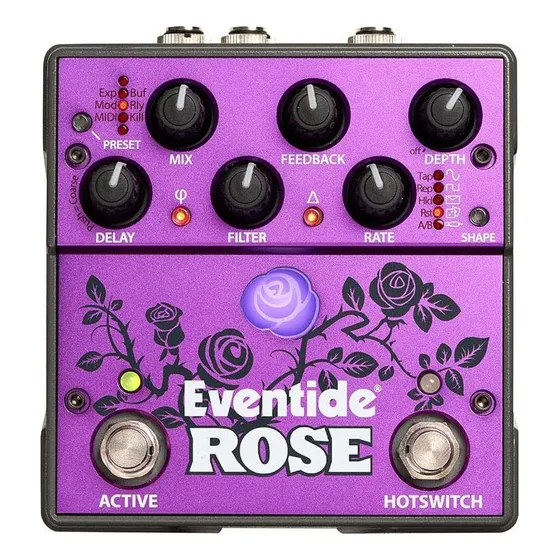 Pedal Do Eventide Rose Atraso Efeito